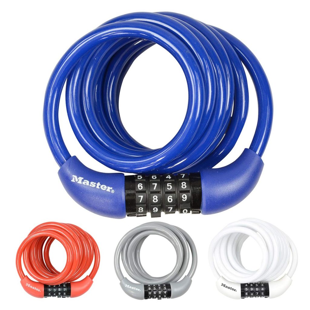 Câble Master Lock Multicolore